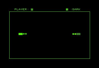 PET Light Cycles 1.1 game screenshot for Commodore PET